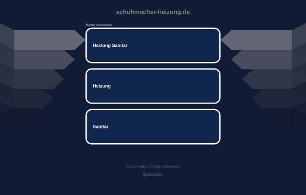 Vorschau von www.schuhmacher-heizung.de, Schuhmacher