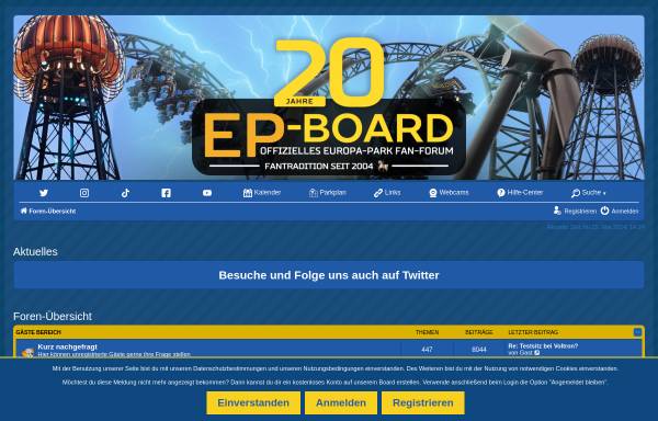 Vorschau von www.ep-board.de, Europa-Park Fan Forum