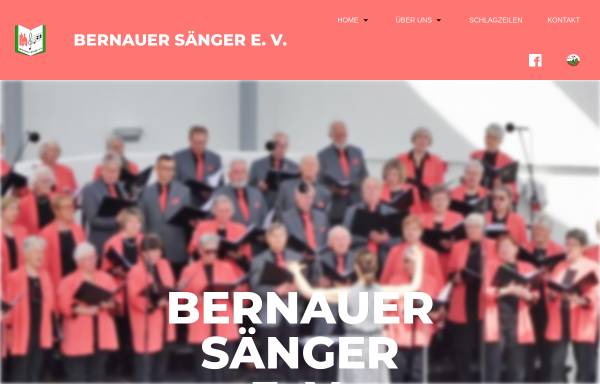 Vorschau von www.bernauer-saenger.de, Bernauer Sänger e.V.