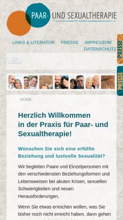 Vorschau der mobilen Webseite www.paartherapie-in-goettingen.de, Paarberatung und Therapie