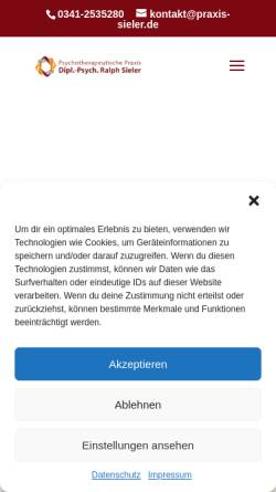 Vorschau der mobilen Webseite www.praxis-sieler.de, Praxis Sieler