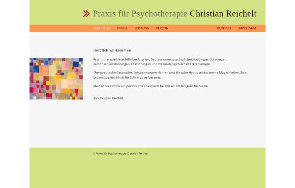 Vorschau von www.psychotherapeut-reichelt.de, Verhaltenstherapie - C. Reichelt