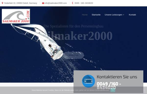 Vorschau von www.sailmaker2000.com, Sailmaker2000