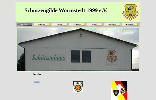 Vorschau von www.sg-wormstedt.de, Schützengilde Wormstedt 1999 e.V.