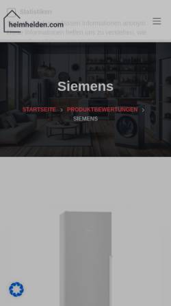 Vorschau der mobilen Webseite www.siemensinfo.de, SiemensInfo.de