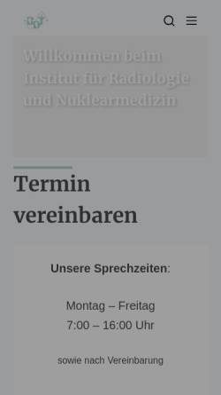 Vorschau der mobilen Webseite www.bdt-erlangen.de, Röntgenpraxen Erlangen/Tennenlohe