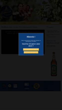 Vorschau der mobilen Webseite www.eibauer.de, Münch-Bräu Eibau GmbH