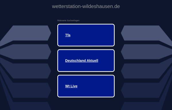 Vorschau von www.wetterstation-wildeshausen.de, Wetterstation Wildeshausen