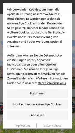 Vorschau der mobilen Webseite www.htw.de, Hoch- und Tiefbau Wittstock