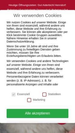 Vorschau der mobilen Webseite www.gut-aiderbichl.com, Gut Aiderbichl