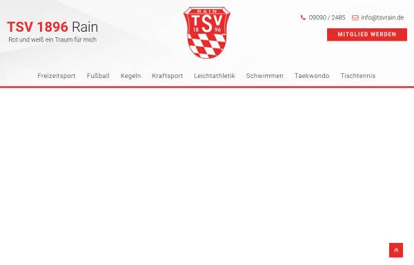 Vorschau von www.tsvrain.de, TSV 1896 Rain am Lech