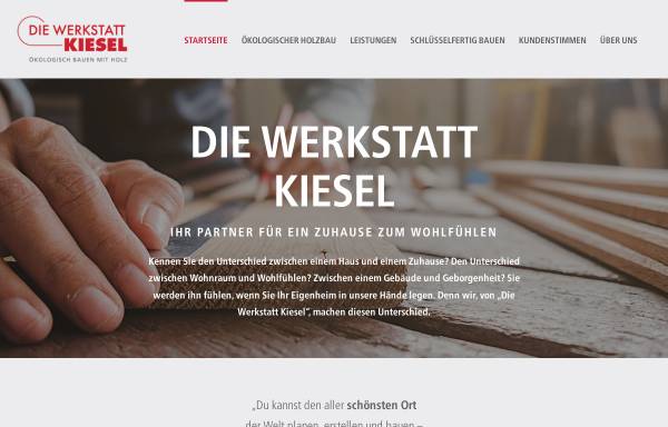 Vorschau von www.die-werkstatt-kiesel.de, Zimmerei Holzbau Kiesel GmbH