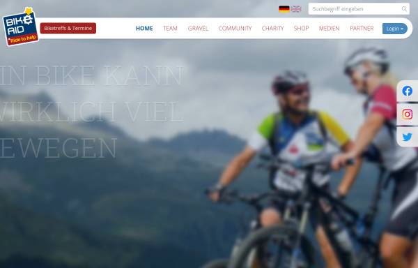 Vorschau von www.bikeaid.de, Bike-Aid e.V.