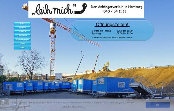 Vorschau von www.leihmich-anhaenger.de, Leih Mich Anhänger Vertriebs GmbH
