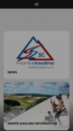 Vorschau der mobilen Webseite sc-montekaolino.com, SC Monte Kaolino