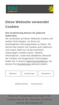 Vorschau der mobilen Webseite www.eitel-heizungsbau.de, Eitel - Heizungsbau