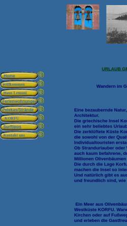 Vorschau der mobilen Webseite www.pelekaskorfu.de, Lemoni Appartments, Pelekas