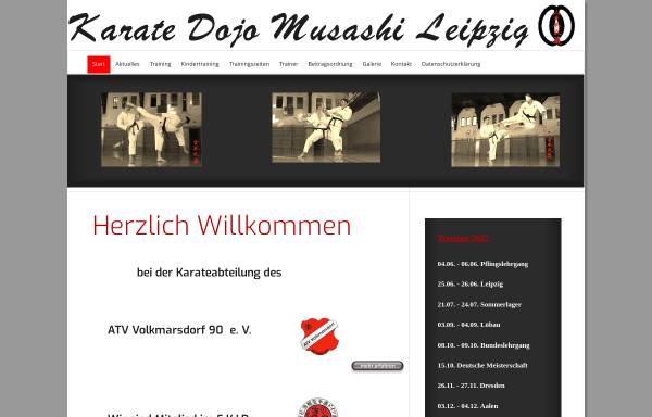 Vorschau von www.karate-leipzig.de, Karate Leipzig Dojo Miyamoto Musashi