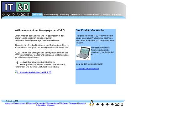 Vorschau von www.it-und-d.de, Dirk Burkamp - Informationstechnologie und Dienstleistungen (IT & D)