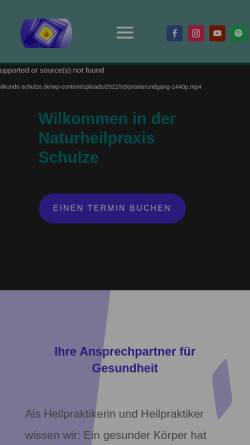 Vorschau der mobilen Webseite naturheilkunde-schulze.de, Dr. Roland Schulze