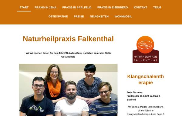 Vorschau von www.osteopathie-falkenthal.de, Naturheilpraxis Falkenthal