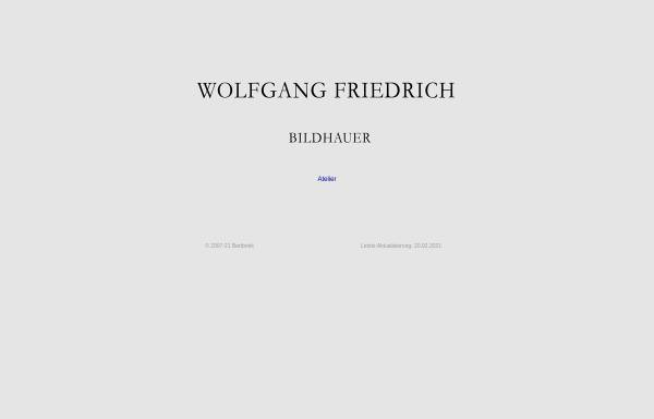 Vorschau von www.bildhauer-friedrich.de, Friedrich, Wolfgang