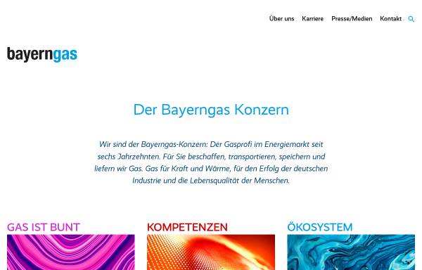Vorschau von www.bayerngas.de, Bayerngas GmbH