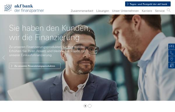 Vorschau von www.akf.de, AKF Bank GmbH & Co. KG