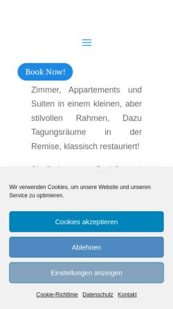Vorschau der mobilen Webseite www.zweilinden.de, Hotel Zwei Linden