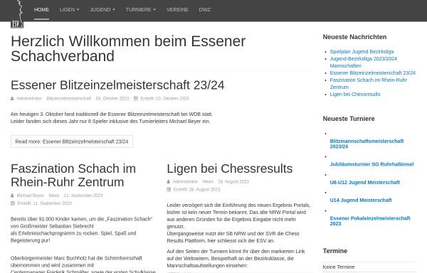 Vorschau von www.essener-schachverband.de, Essener Schachverband