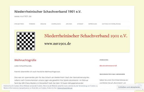 Vorschau von www.nsv1901.de, Niederrheinischer Schachverband 1901 e.V.