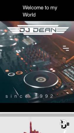 Vorschau der mobilen Webseite www.djdean.de, DJ Dean