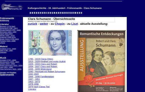 Vorschau von martinschlu.de, Clara Schumann
