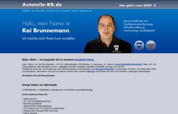 Vorschau von www.autoteile-kb.de, KB Kai Brunnemann Autoselbsthilfe GmbH
