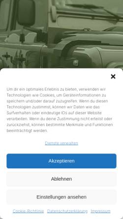 Vorschau der mobilen Webseite www.thomasschnell.de, Thomas Schnell - Land Rover Reparatur