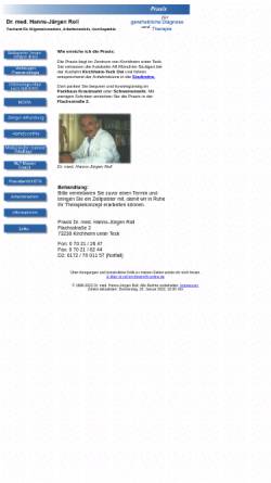 Vorschau der mobilen Webseite www.ganzheitliche-diagnose.de, Dr. med. Hanns-Jürgen Roll