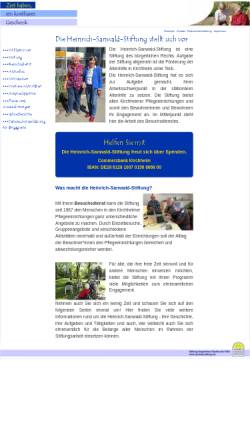 Vorschau der mobilen Webseite sanwald-stiftung.de, Heinrich-Sanwald-Stiftung