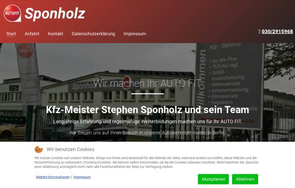 Vorschau von www.autowerkstattsponholz.de, AutoFit Kfz-Meister-Fachbetrieb Stephen Sponholz