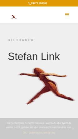 Vorschau der mobilen Webseite www.stefanlink-bildhauer.de, Stefan Link, Bildhauer