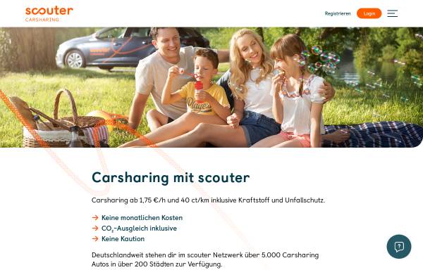 Vorschau von scouter.de, Sharegroup GmbH
