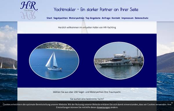 Vorschau von www.hr-yachting.de, HR-Yachting