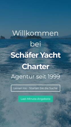 Vorschau der mobilen Webseite www.schaefercharter.de, Schäfercharter Spenge