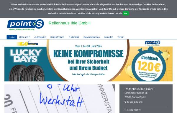 Vorschau von www.reifenhaus-ihle.de, Reifen Ihle GmbH