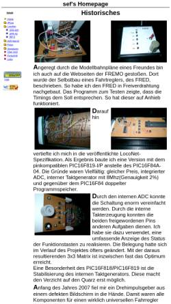 Vorschau der mobilen Webseite www.webfoelz.de, Sef's Homepage