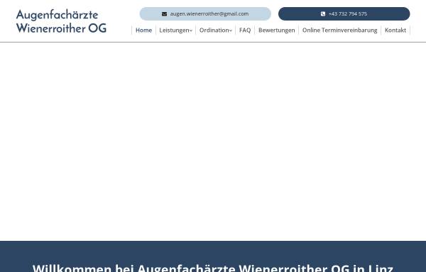 Vorschau von www.augenarzt-wienerroither.at, Wienerroither, Dr. med. Bernhard