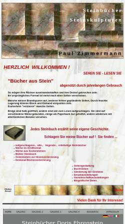 Vorschau der mobilen Webseite www.steinbuecher-paulzimmermann.de, Zimmermann, Paul