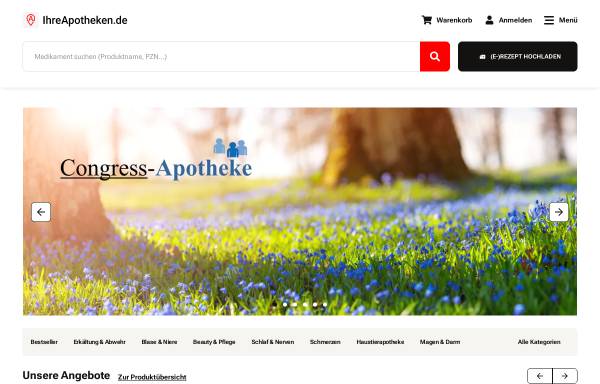 Vorschau von www.congress-apotheke-aachen.de, Congress-Apotheke