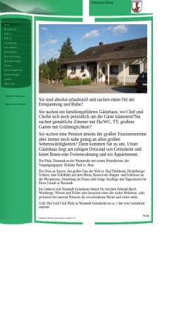 Vorschau der mobilen Webseite www.gaestehaus-koenig-evi.de, Gästehaus König