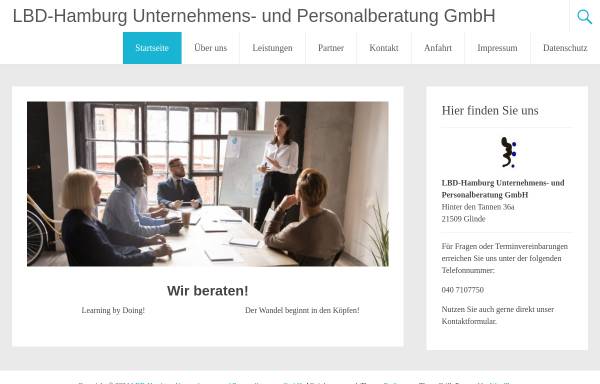 Vorschau von www.lbd-hamburg.de, LBD-Hamburg Unternehmens- und Personalberatung GmbH