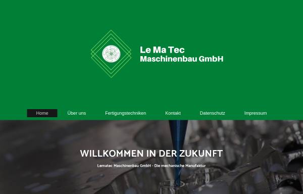 Vorschau von www.lematec.de, Lematec Lebensmittelmaschinentechnik GmbH